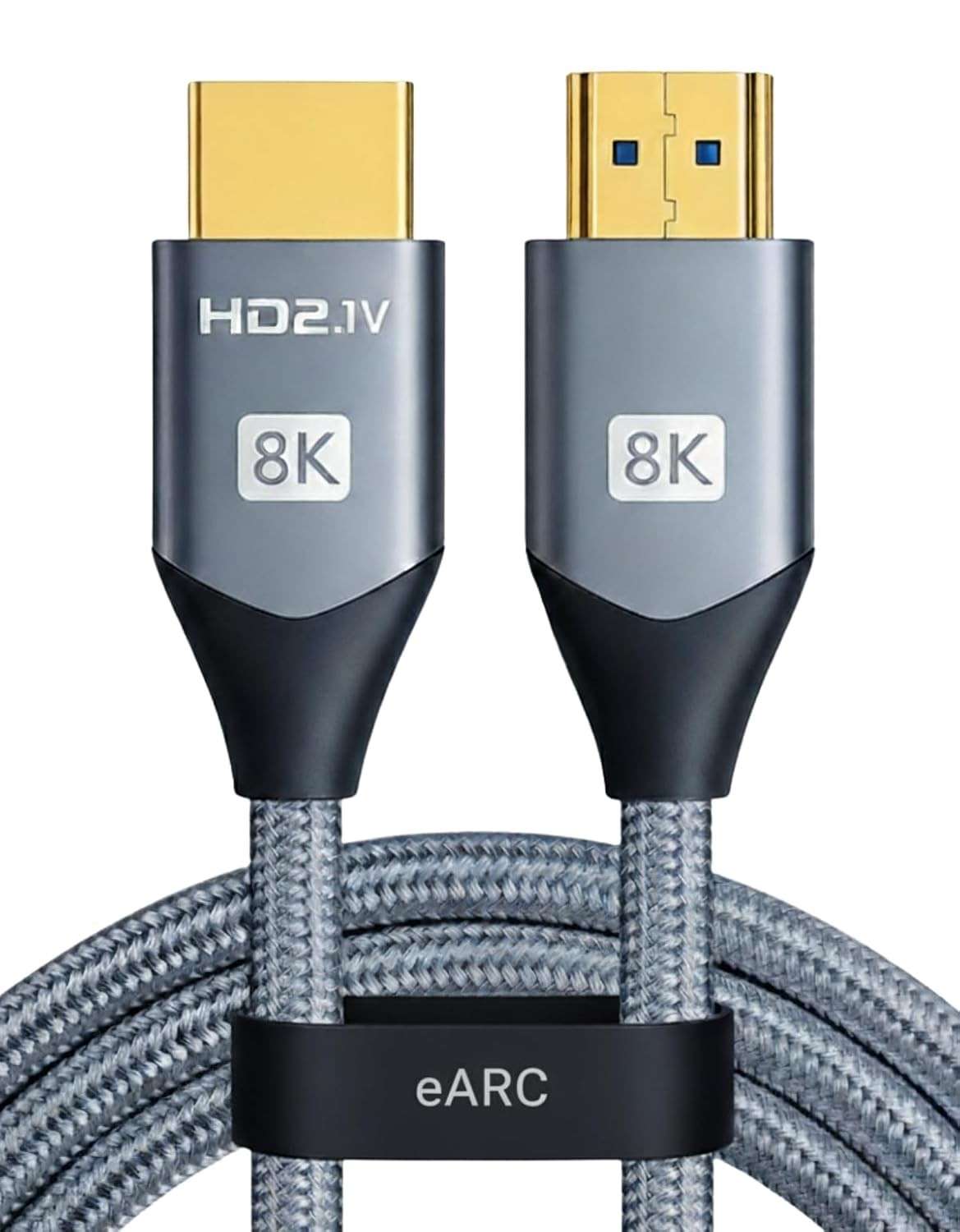 Cabo HDMI 2.1 8K 2m Ultra Rápido 48Gbps | HDR10, eARC, VRR | PS5, Xbox Series X, TV 8K, Monitor Gamer