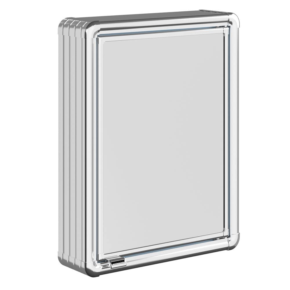 Armário de Sobrepor para Banheiro em Alumínio 33x45cm – Moderno e Resistente à Umidade