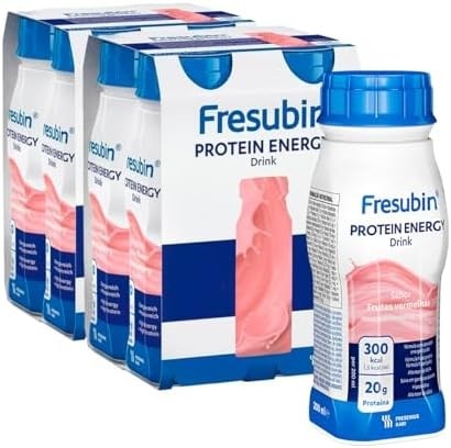 Fresubin Protein Energy Drink Sabor Frutas Vermellhas 200ml - 8 Unidades - Fresenius