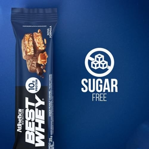 Atlhetica Nutrition Best Whey Bar (Display C/ 12 Unidades - 30G) - Sabor Peanut Caramel