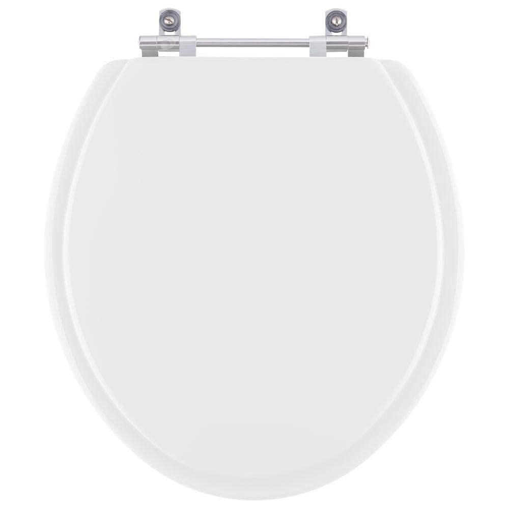 Assento Sanitário Oval Universal Branco - Compatível com Deca, Incepa, Celite, Icasa e Fiori