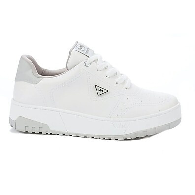 Tênis Feminino Flatform Via Marte Branco: Conforto e Estilo Urbano