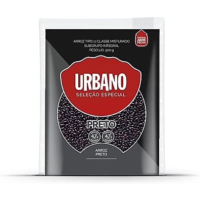 Arroz Preto Urbano Seleção Especial 500g: Sabor e Saúde