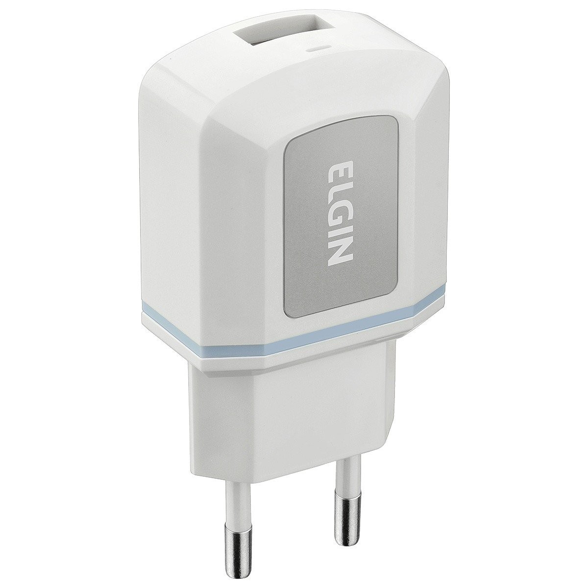 Carregador Tomada USB Elgin 5W Branco: Energia Rápida e Segura para Seus Dispositivos