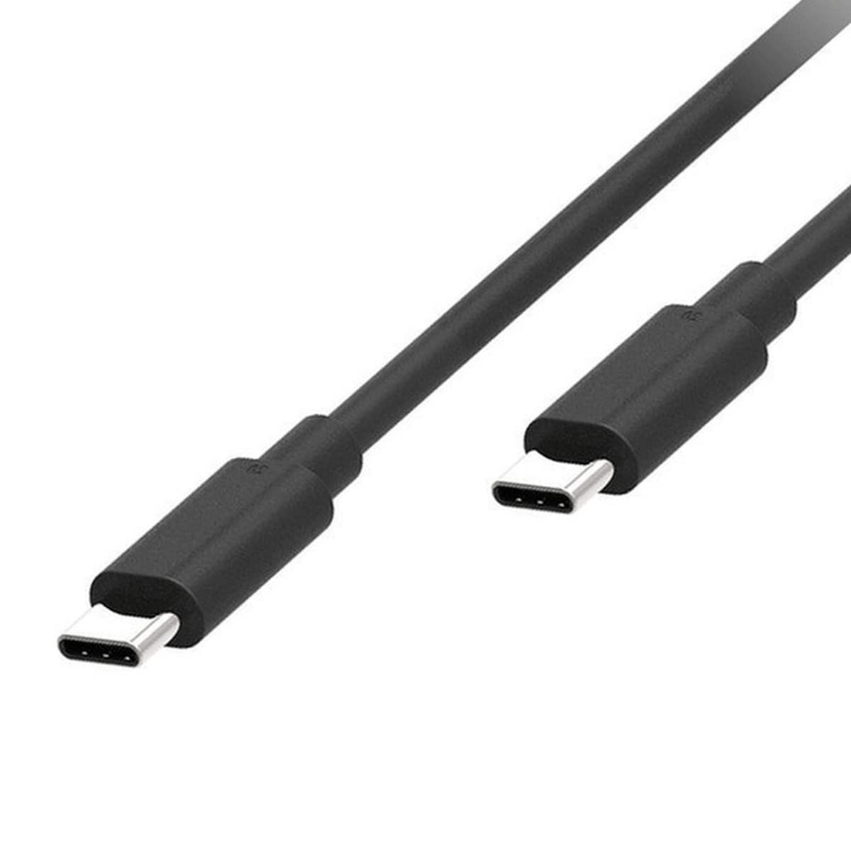 Cabo de Dados Motorola USB-C para USB-C 2 Metros Preto - Carregamento Rápido e Transferência Veloz
