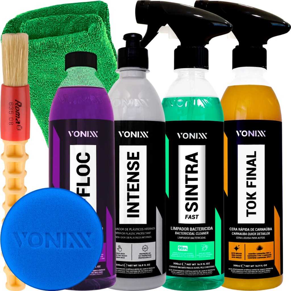 V-Floc Intense: Kit Completo para Lavagem Automotiva