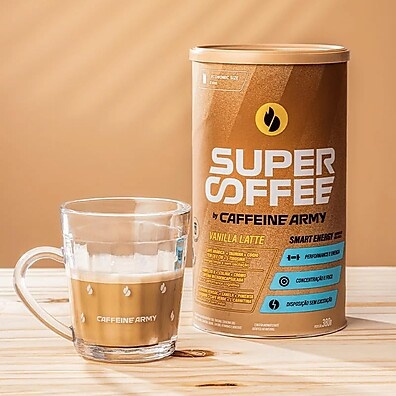 Supercoffee Vanilla Latte 380g: Energia e Sabor Incrível