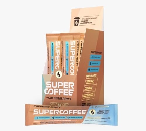 SuperCoffee 3.0 To Go Display (14 sachês de 10g), Vanilla Latte