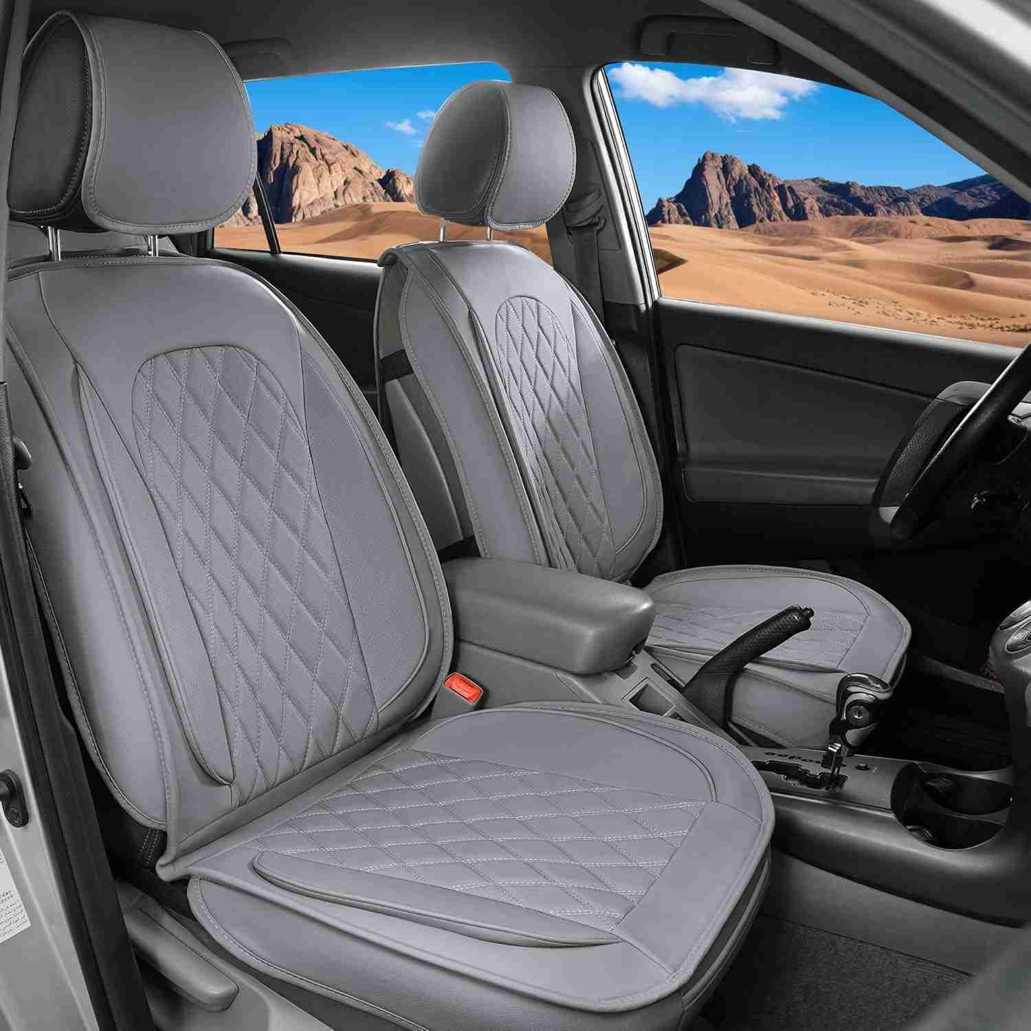 Capas de Assento LINGVIDO: Couro Napa Premium Universal para Carros, SUVs e Vans