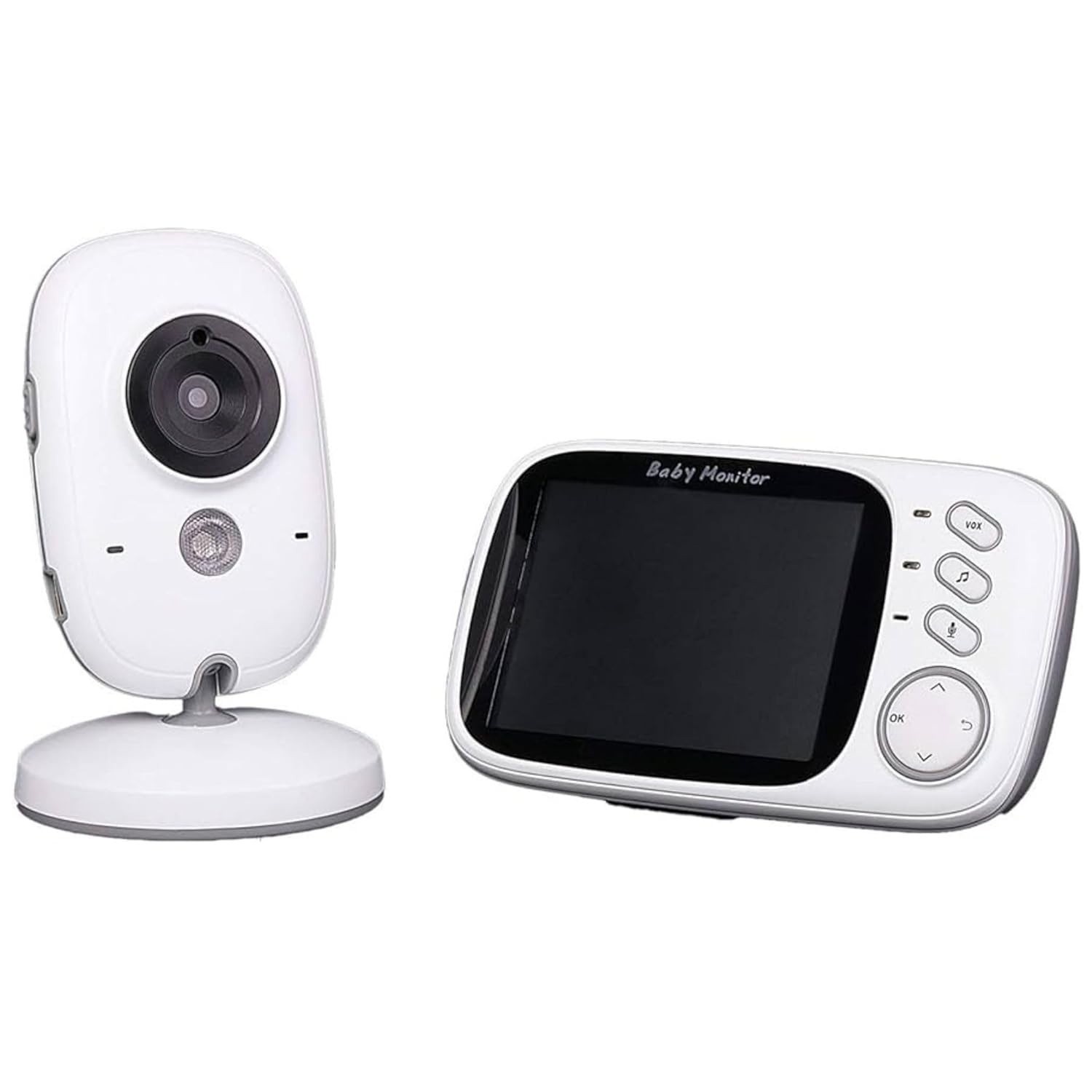 Babá Eletrônica VB603 com Câmera Sem Fio, Visão Noturna, Áudio VOX e Monitor 4.3" - Segurança e Conforto para seu Bebê