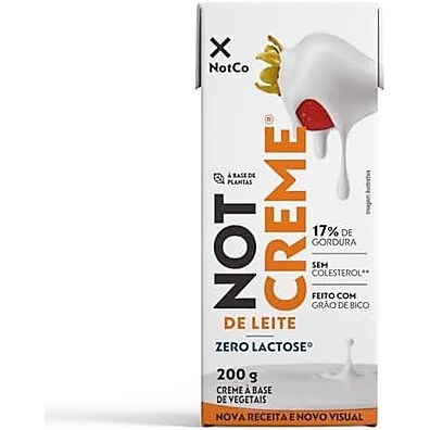 Notco Notcreme: Creme de Leite Vegetal 200g