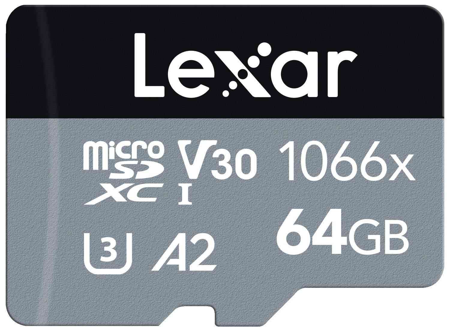Lexar 1066x Micro SD 64GB: Velocidade e Desempenho Profissional para Suas Aventuras