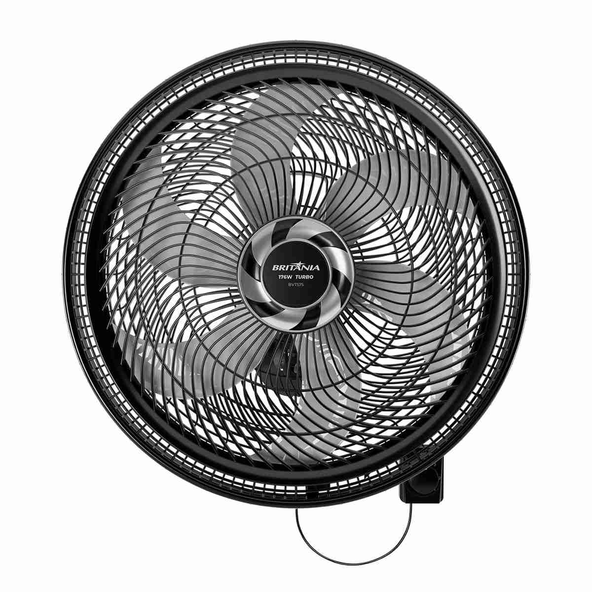 Ventilador de Parede Britânia BVT575 Maxx Force 6 Pás 176W 220V - Potência e Silêncio para Ambientes Confortáveis
