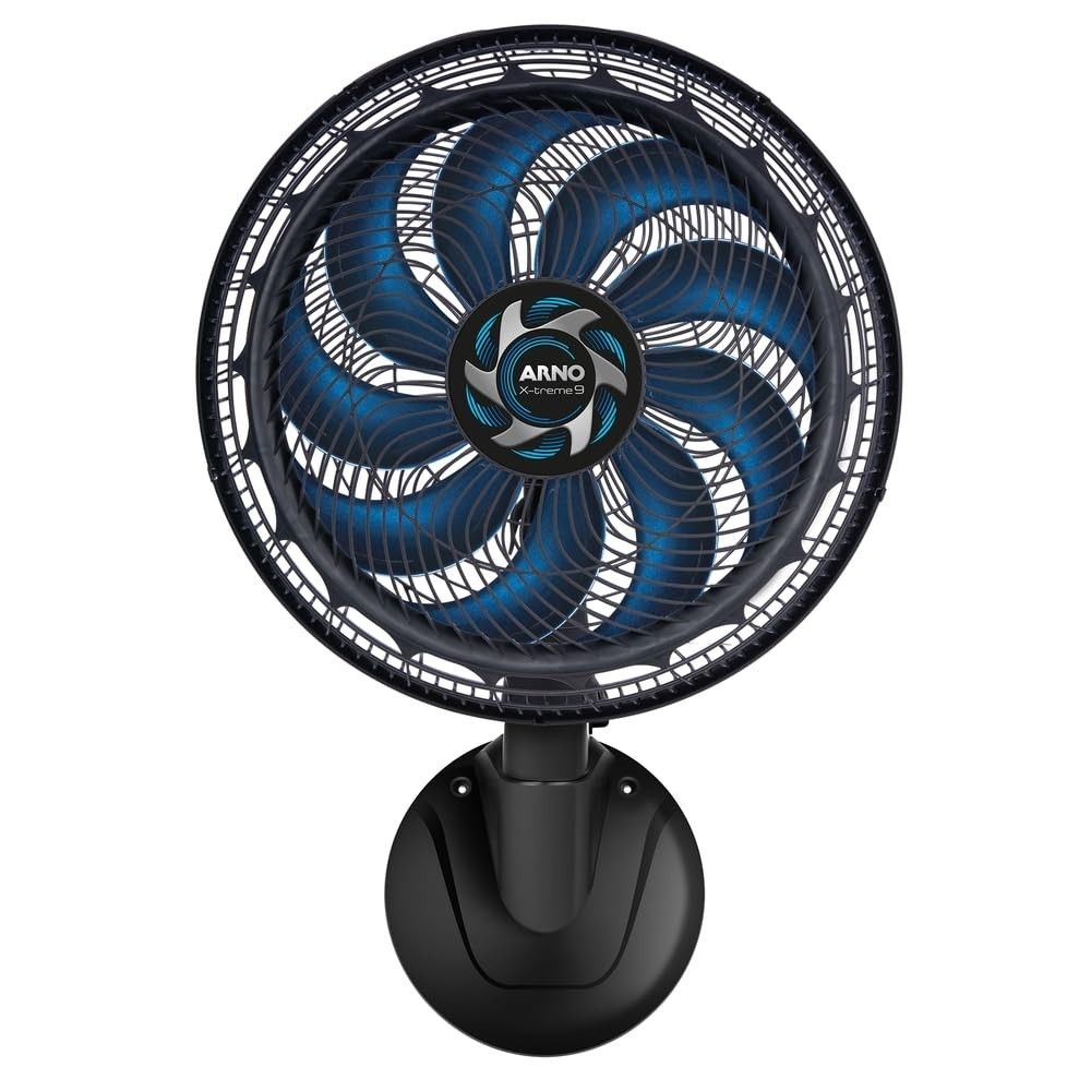 Ventilador de Parede Arno X-TREME 40cm VE9P - 9 Pás, 160W, Alcance 12m, 3 Velocidades