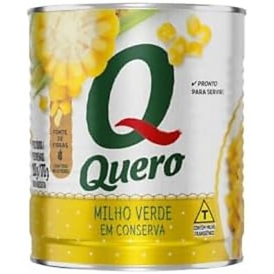 Milho Verde Fresco Quero Lata 170g: Sabor Natural