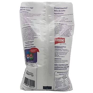 Mix de Farinhas Sem Glúten Urbano 1kg Kit 3 Unid – Receitas Saudáveis e Versáteis