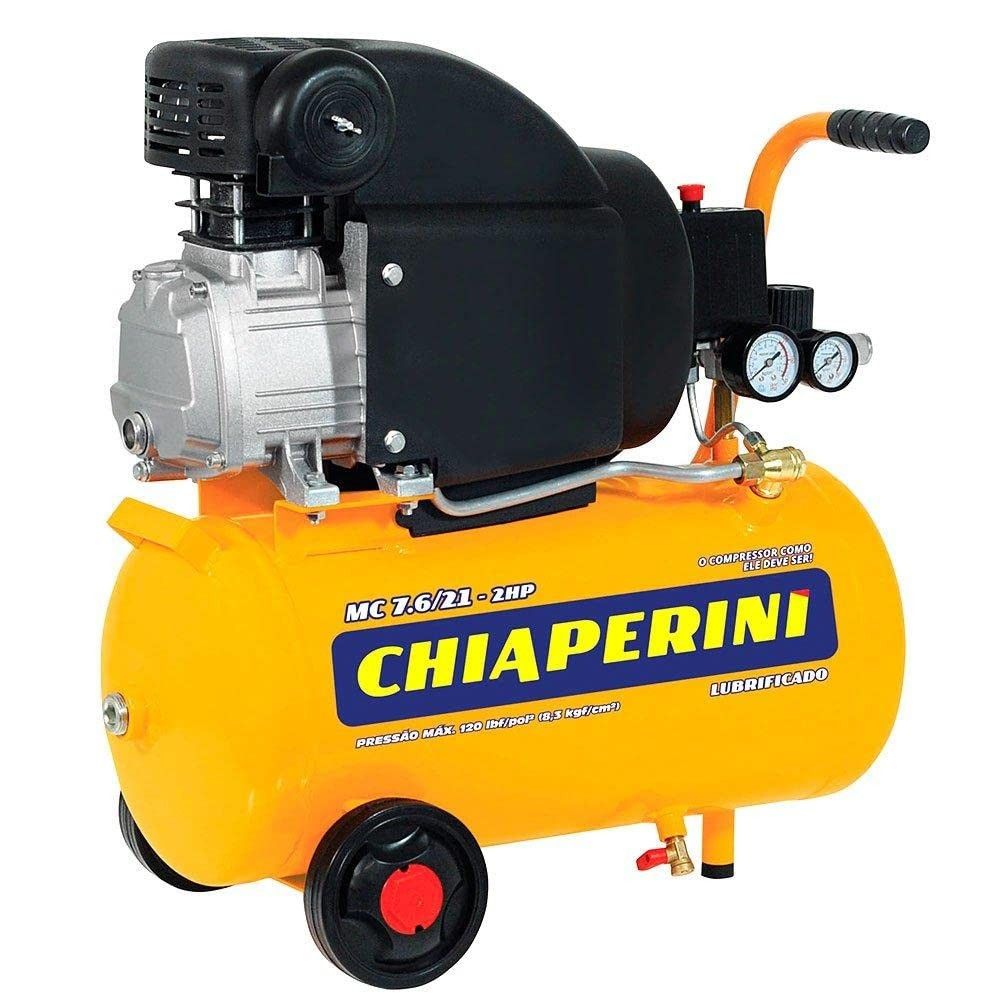 Motocompressor Chiaperini 7.6 Pés Cúbicos 21L 2HP 220V: Potência e Versatilidade para Seus Projetos