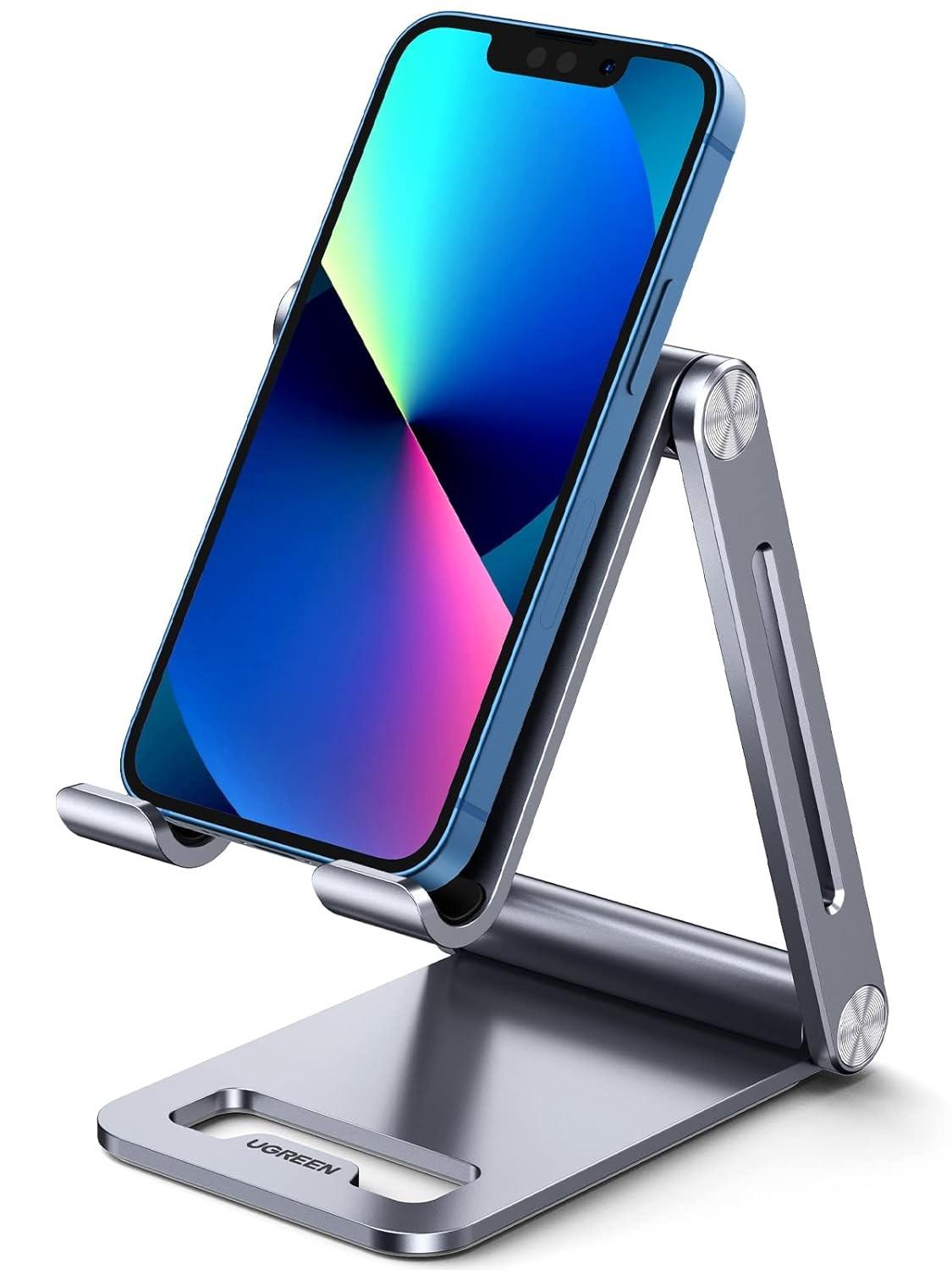 UGREEN Suporte de Mesa Ajustável para Celular e Nintendo Switch - Estabilidade e Versatilidade