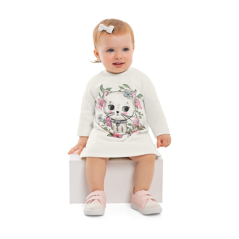 Vestido Bebê Manga Longa: Conforto e Estilo Quimby