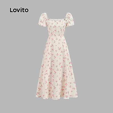 Vestido Floral Ditsy Lovito: Elegância e Estilo para Toda Oportunidade