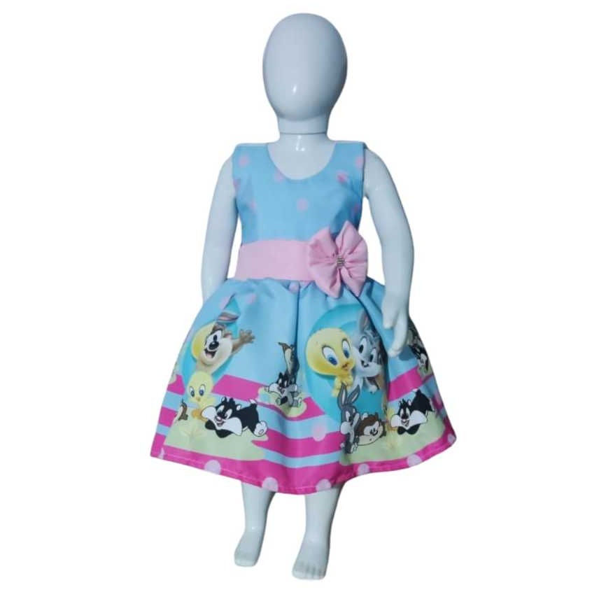 Vestido Looney Tunes Baby: Encanto e Conforto!