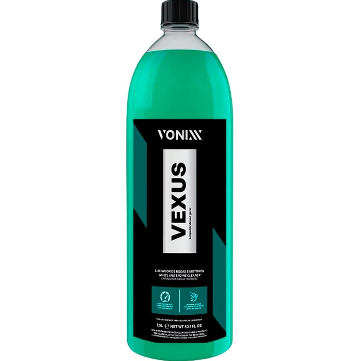 Vexus Vonixx: Limpador Pronto Uso para Rodas e Motores - Alta Performance 1,5L