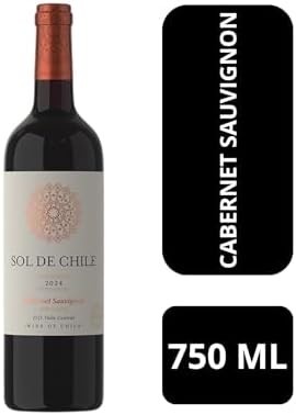 Vinho Tinto Suave Chileno Sol de Chile Cabernet Sauvignon 750ml