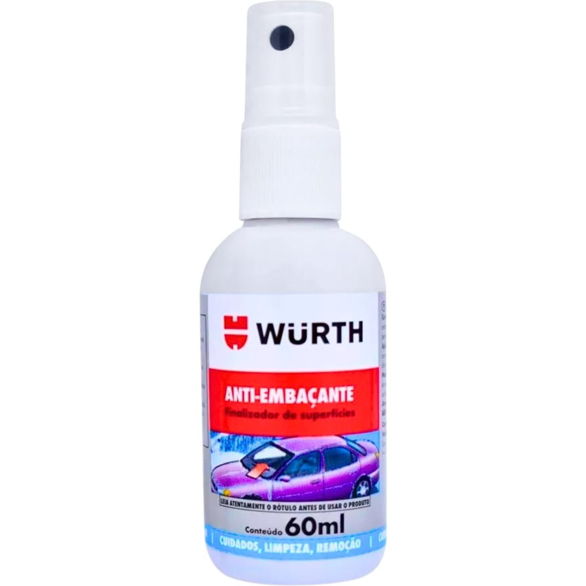 Anti Embaçante Wurth: Visão Nítida e Segura para Vidros, Espelhos e Para-brisas