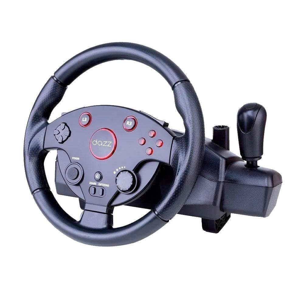Volante Dazz Force Driving: Imersão Total em Seus Jogos!