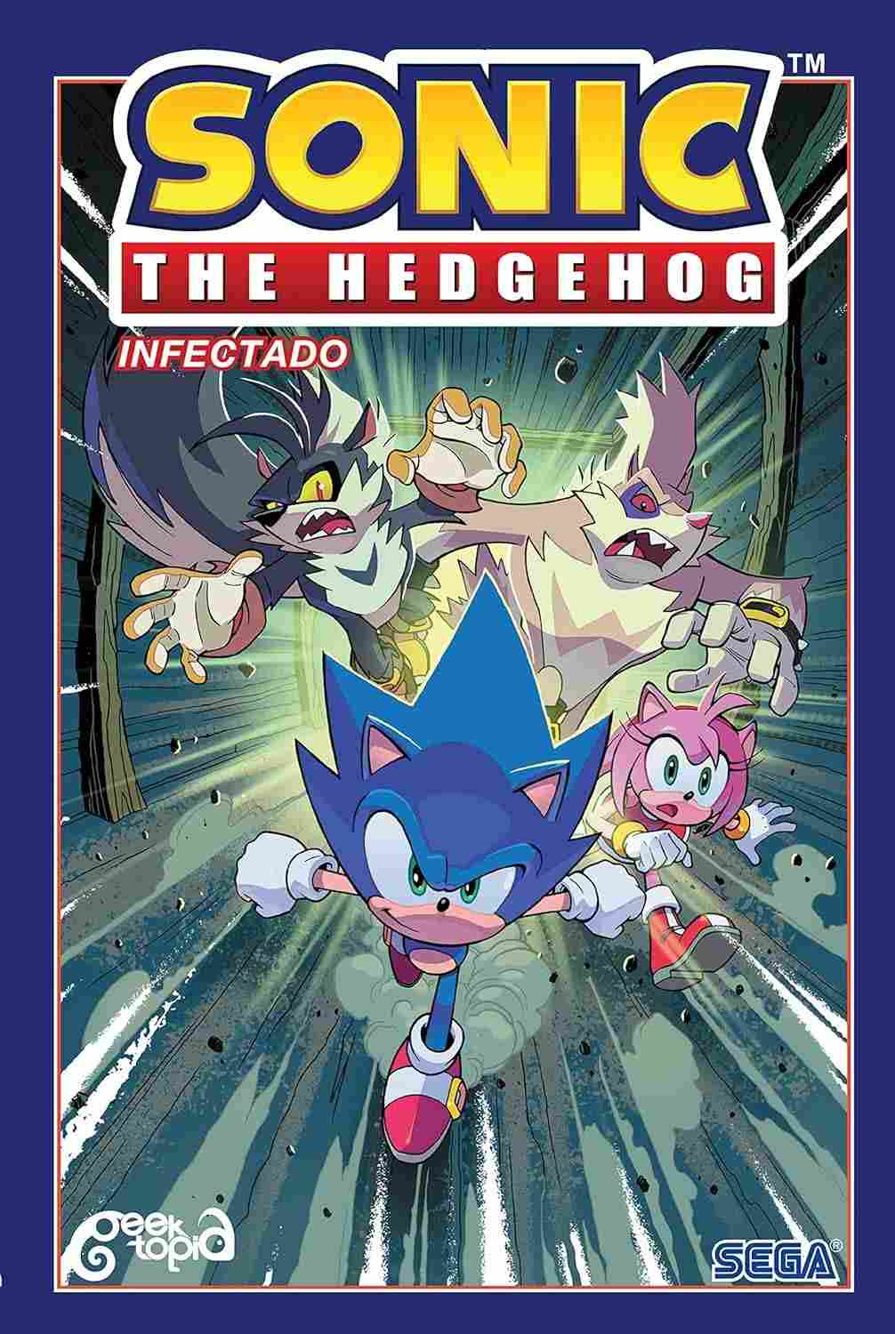 Sonic The Hedgehog - Volume 4: Infectado | Aventura Épica com Pôster e Marcador!
