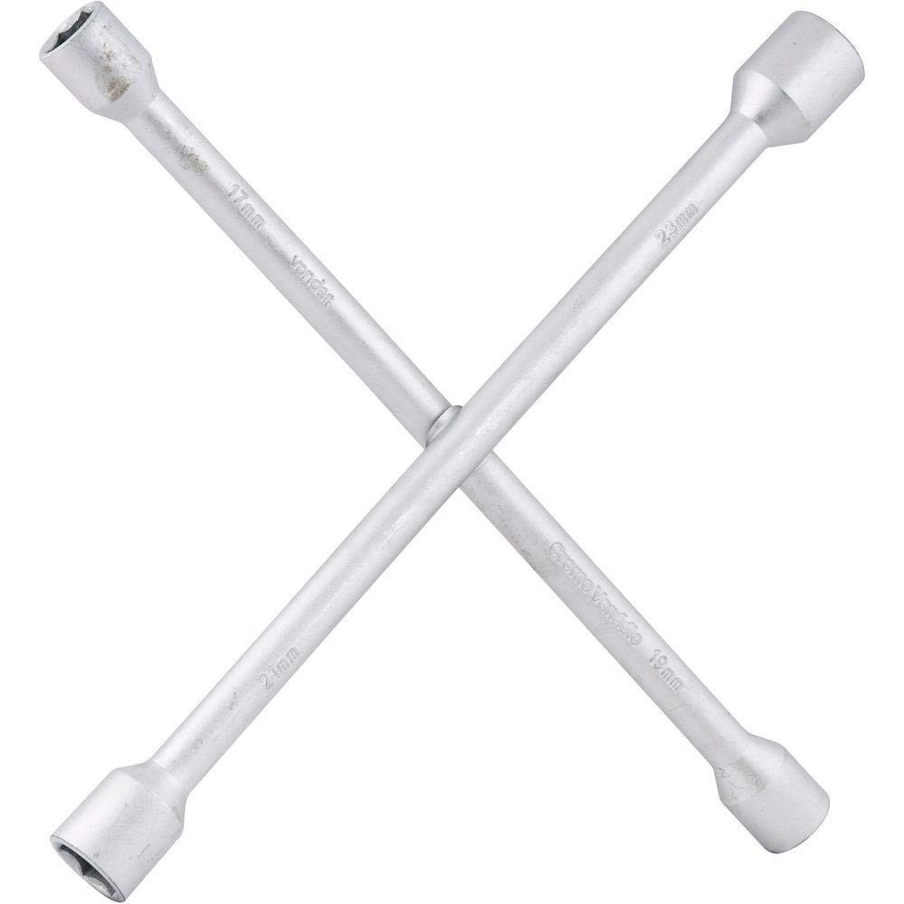 Chave de Roda Tipo Cruz Vonder 4 Pontas - Essencial para Seu Carro!