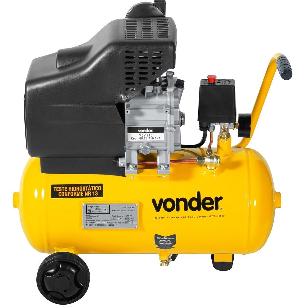 Motocompressor de Ar Vonder MCV 216: Potência e Portabilidade para Suas Tarefas!