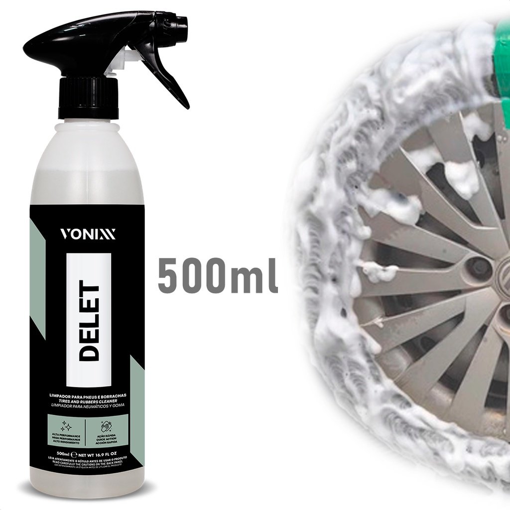 Vonixx 500ml: Limpador de Pneus e Borrachas