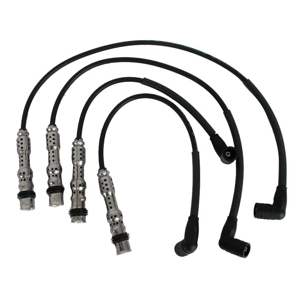Jogo Cabos de Velas Speed Parts Cobre/PVC para VW Fox, Polo 1.0/1.6 8v e Golf