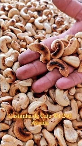 Castanha De Caju 1 Kg Inteira Premium Assada Sem Sal W1