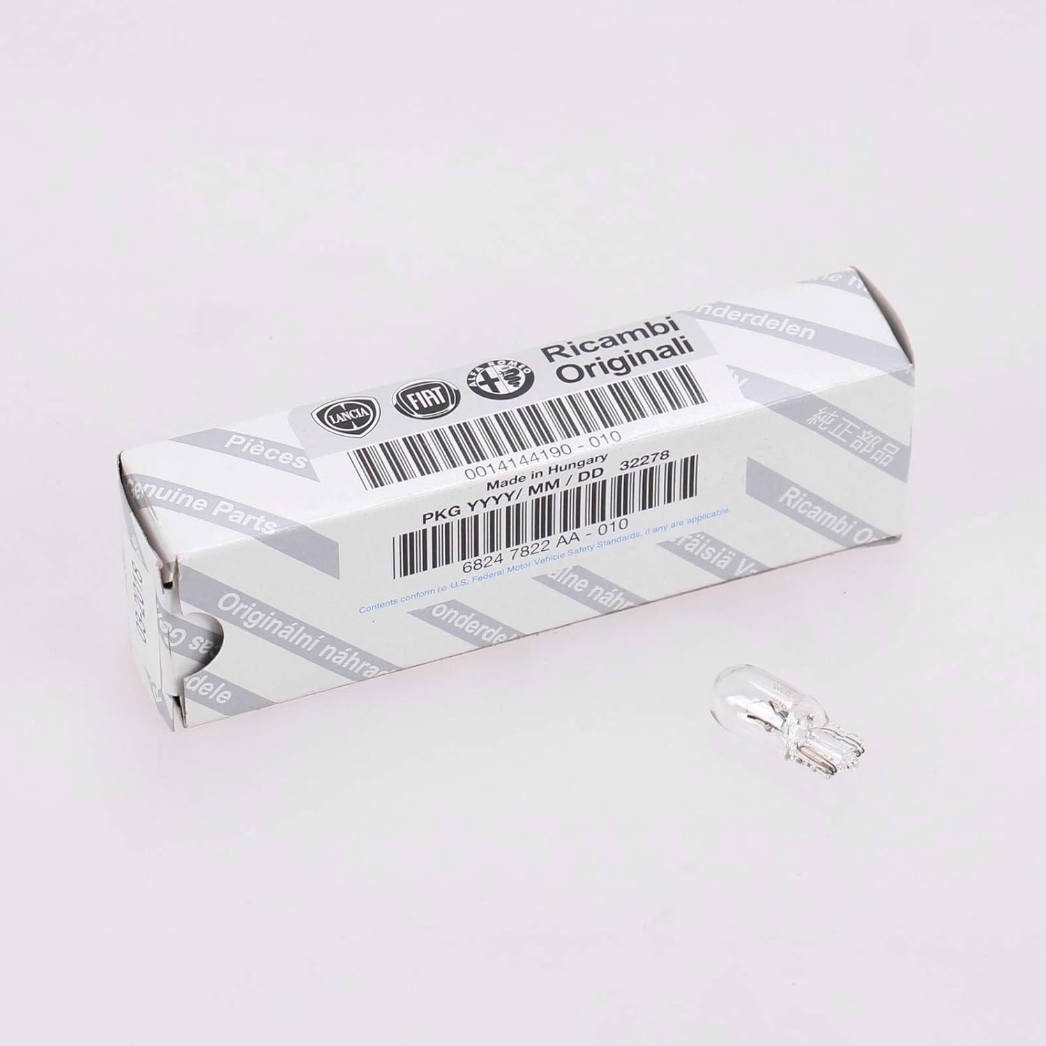 Lâmpada Pingo D'água W5W 12V Original Fiat Mopar - Iluminação Essencial