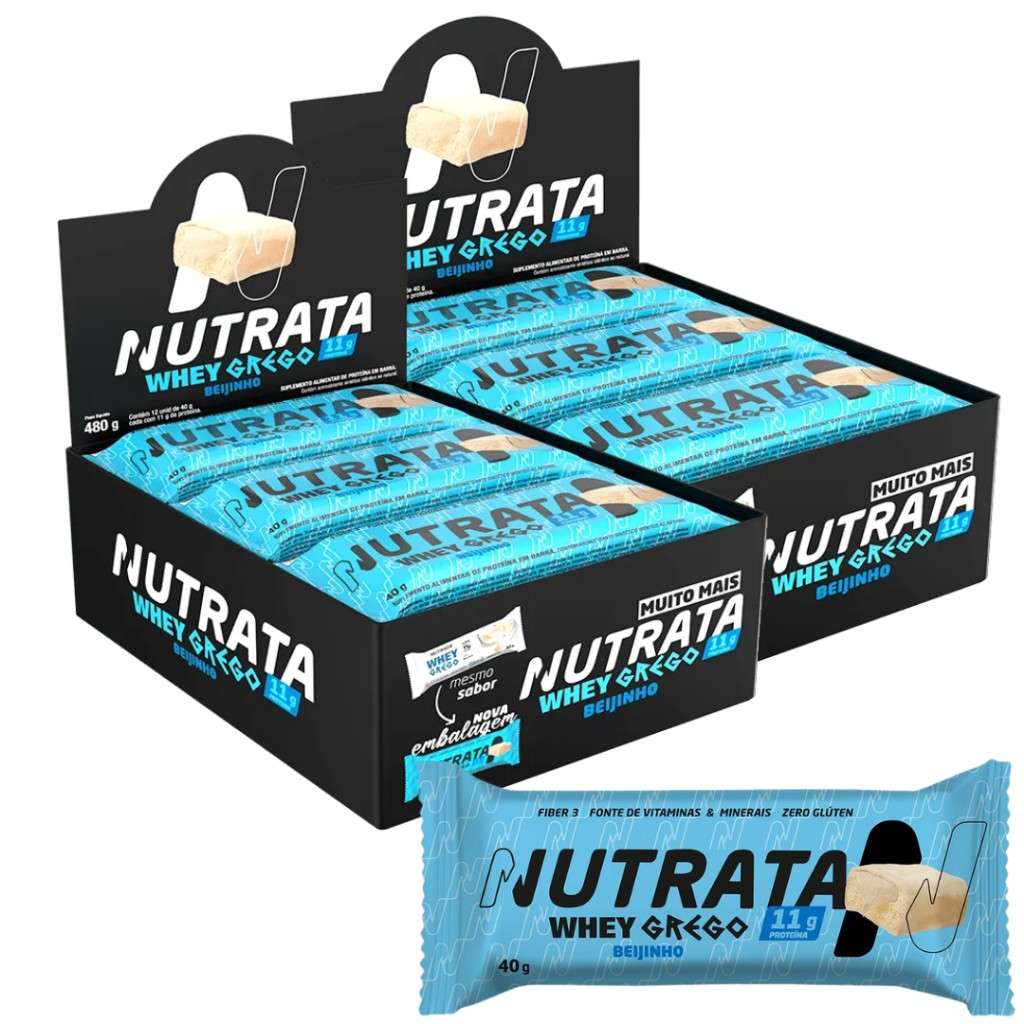 Whey Grego Bar: Proteína e Sabor em 12 Barras!