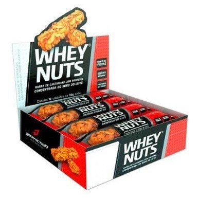 Whey Nuts Bodyaction: Energia e Proteína em 12 Barras!