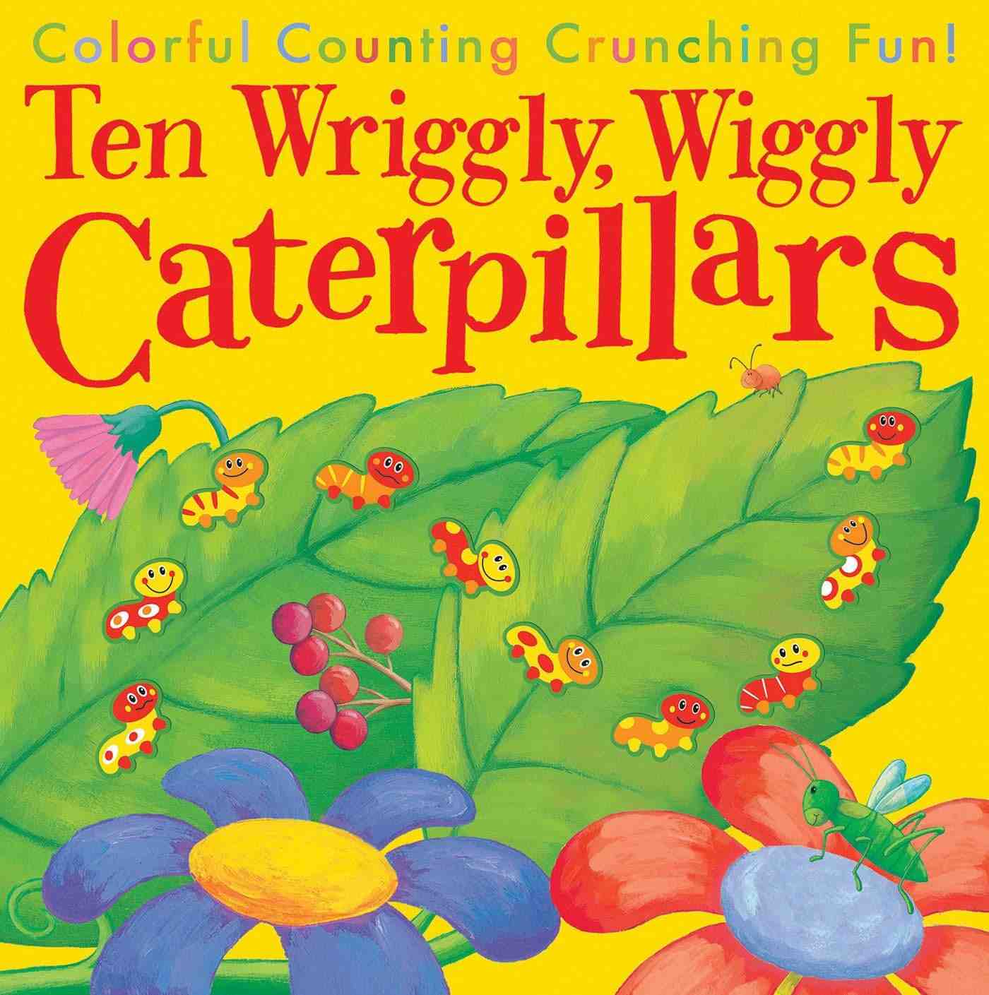 Ten Wriggly Wiggly Caterpillars: Diversão Colorida para Contar e Aprender!