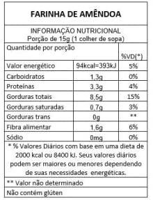 Farinha de Amêndoas Pura Importada 1kg - X Roots