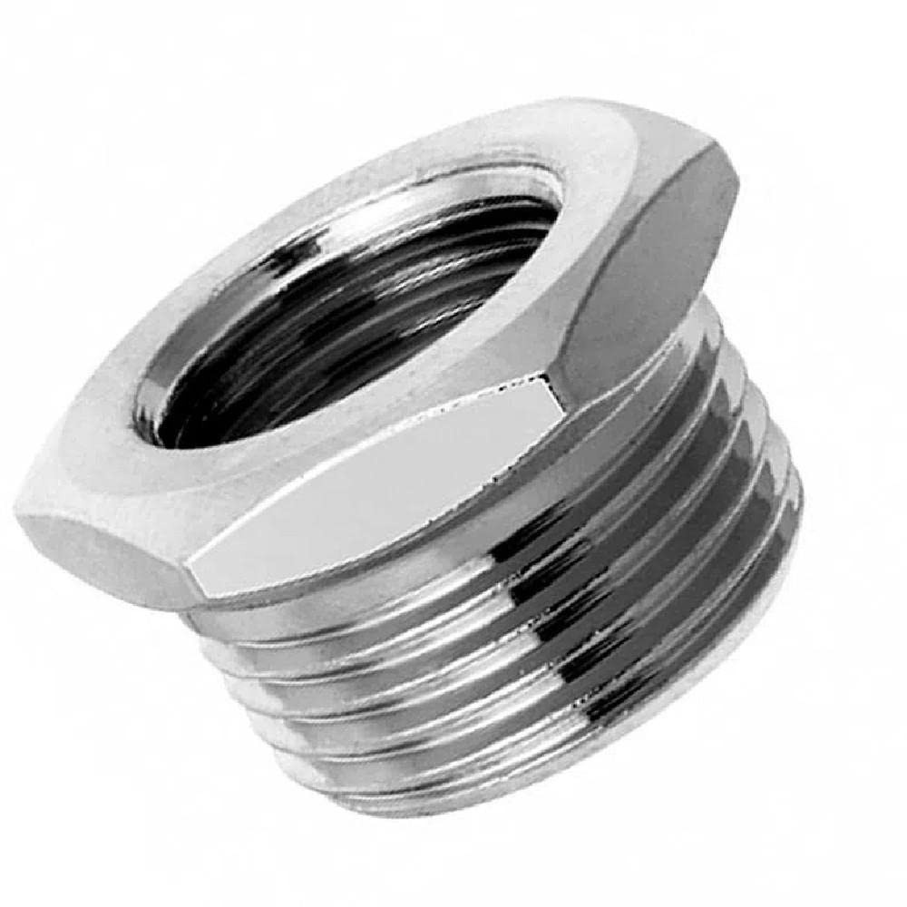 Bucha de Redução 3/4" x 1/2" Cromada: Conexão Segura e Durável para sua Instalação