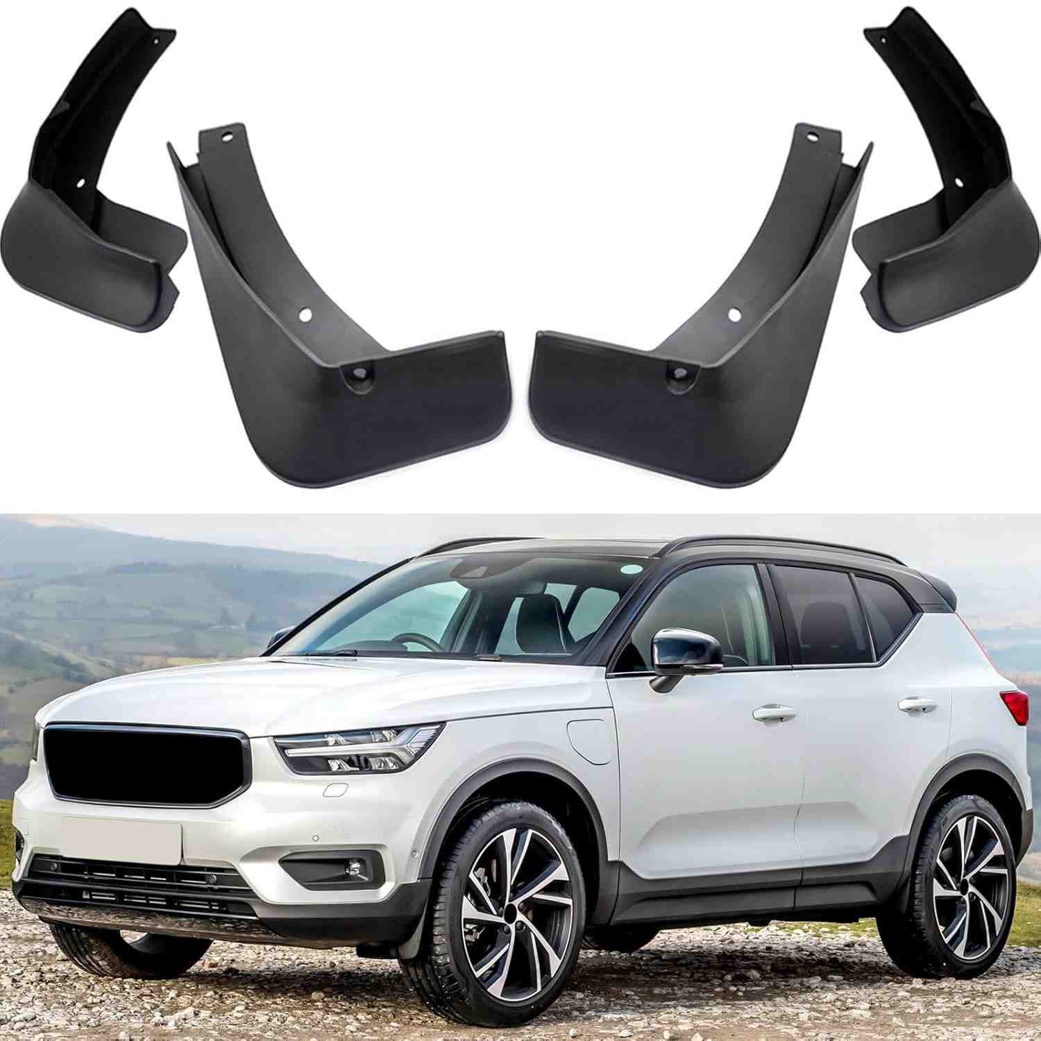 Protetores de Lama Moerti para Volvo XC40 2019-2020: Proteção e Estilo Premium