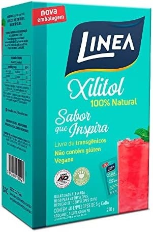 Adoçante em Pó Xilito Linea com 40 Sachês