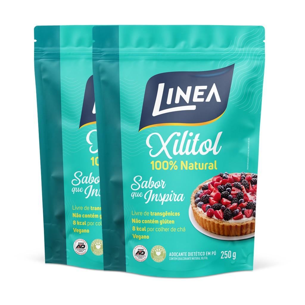 Xilitol Linea: Adoce com Saúde (Kit 2x250g)