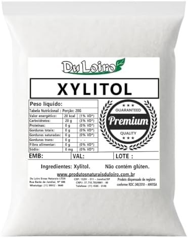 Xylitol Xilitol Cristal Puro 1Kg
